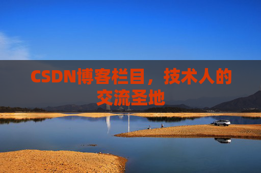 CSDN博客栏目，技术人的交流圣地